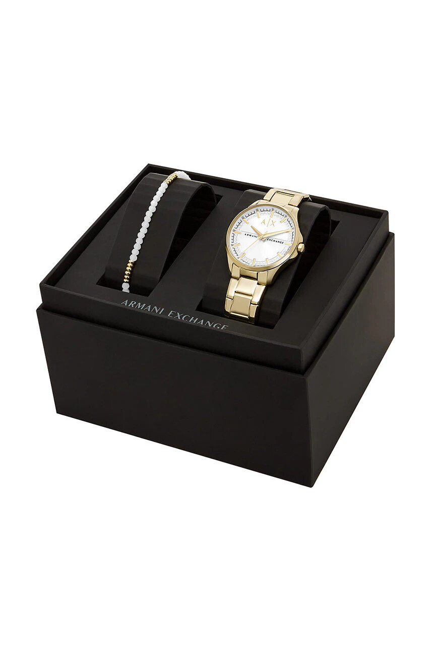 Armani Exchange Часовник дамски в златисто - Pepit.bg