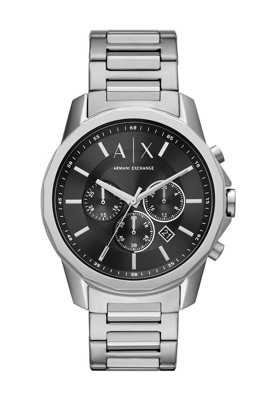 Armani Exchange Часовник мъжки в сребристо - Pepit.bg