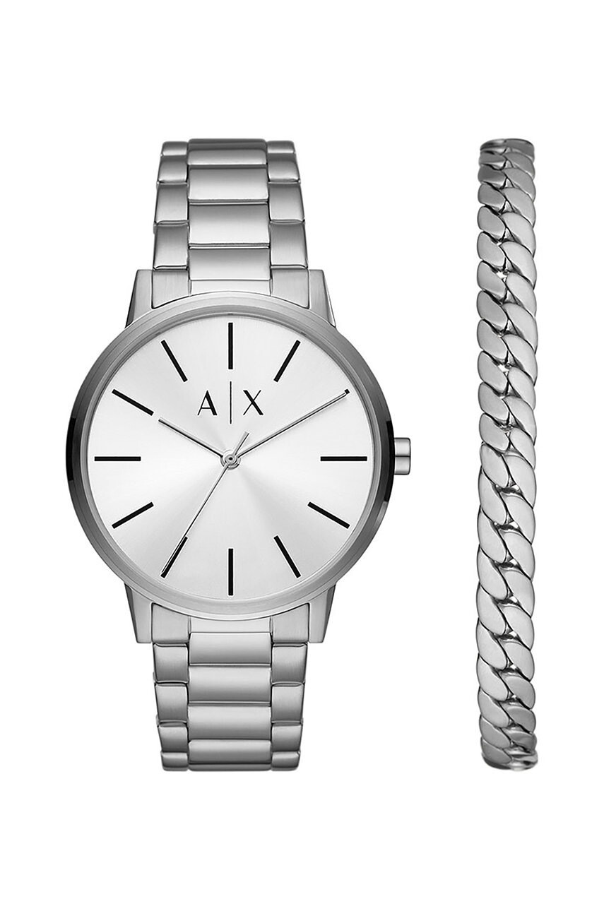 Armani Exchange Часовник и гривна - Pepit.bg