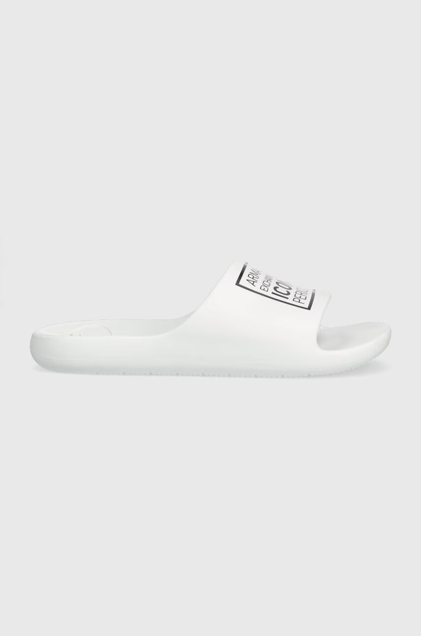 Armani Exchange Чехли в бяло XUP012.XV675.01015 - Pepit.bg