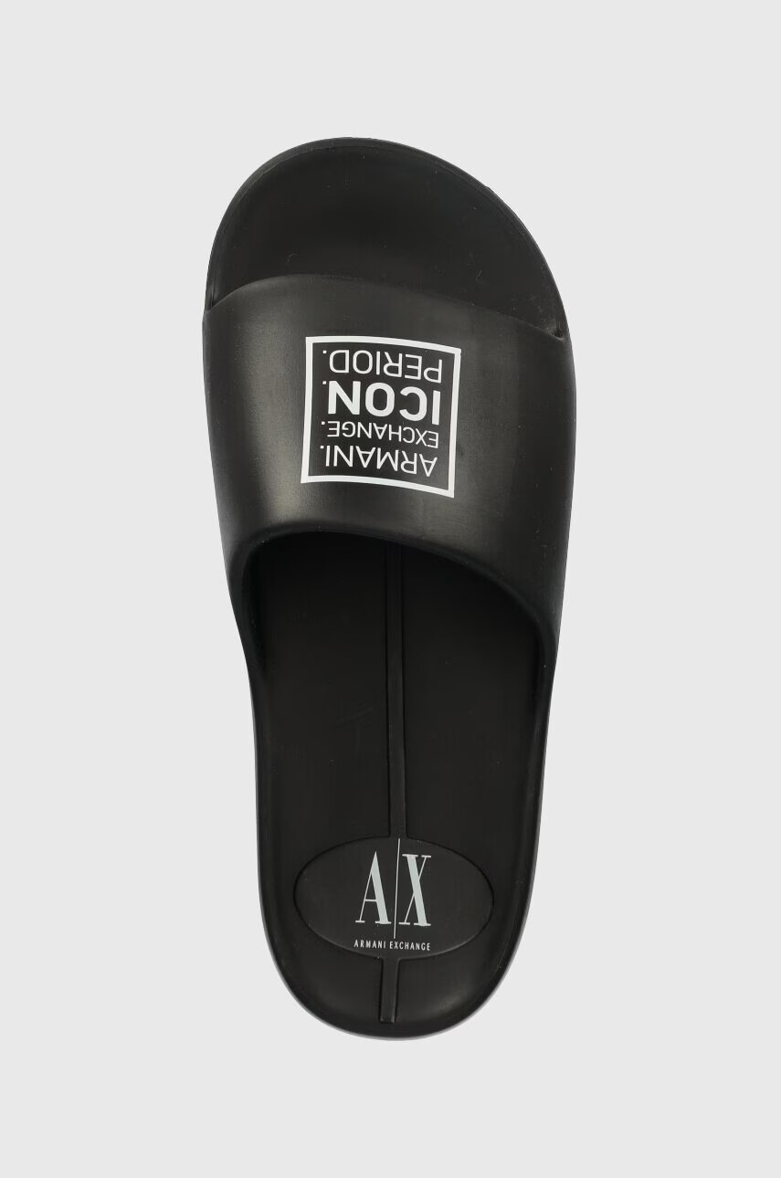 Armani Exchange Чехли в черно XDP038.XV703.00002 - Pepit.bg