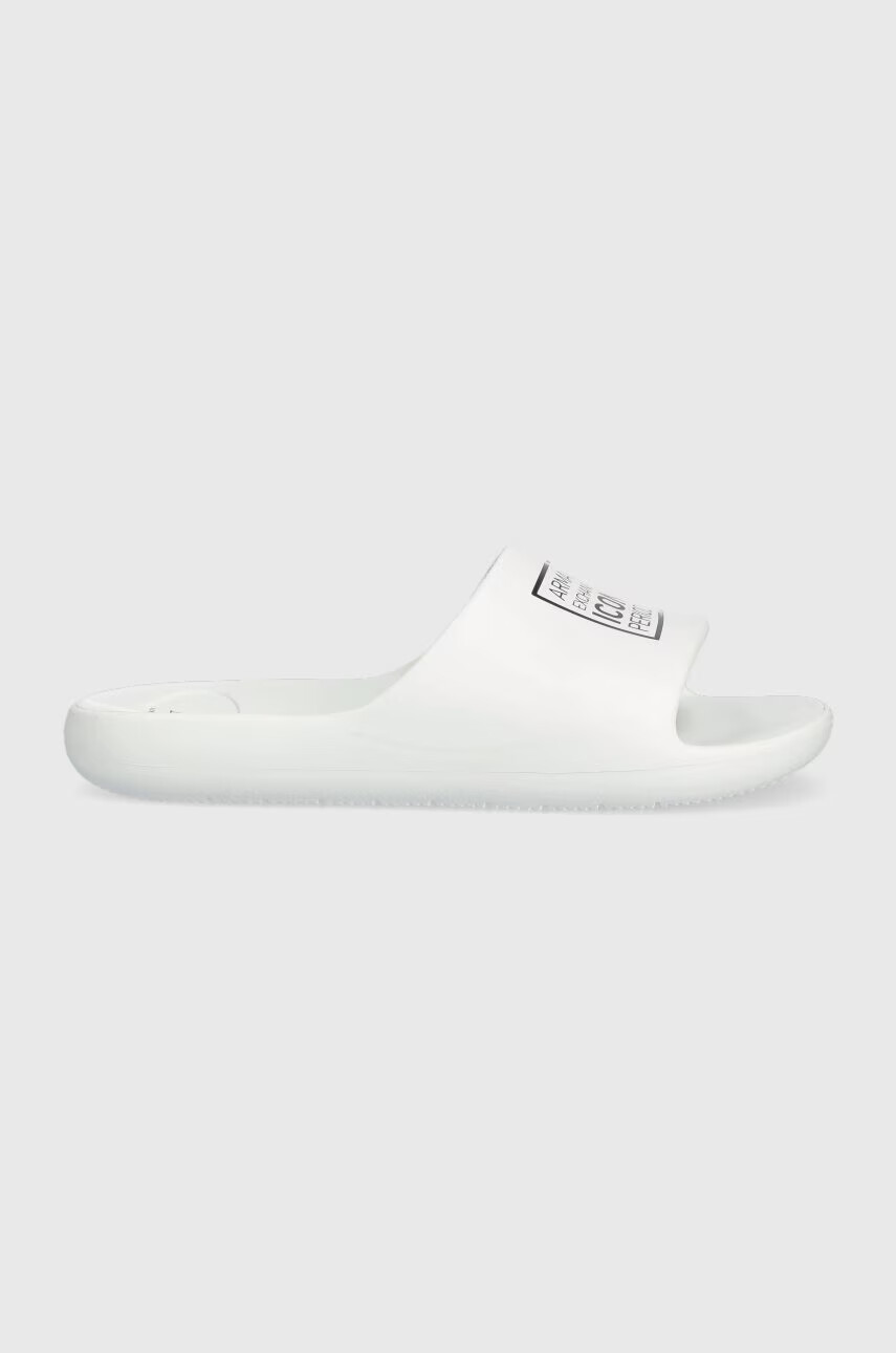 Armani Exchange Чехли в бяло XDP038.XV703.01015 - Pepit.bg