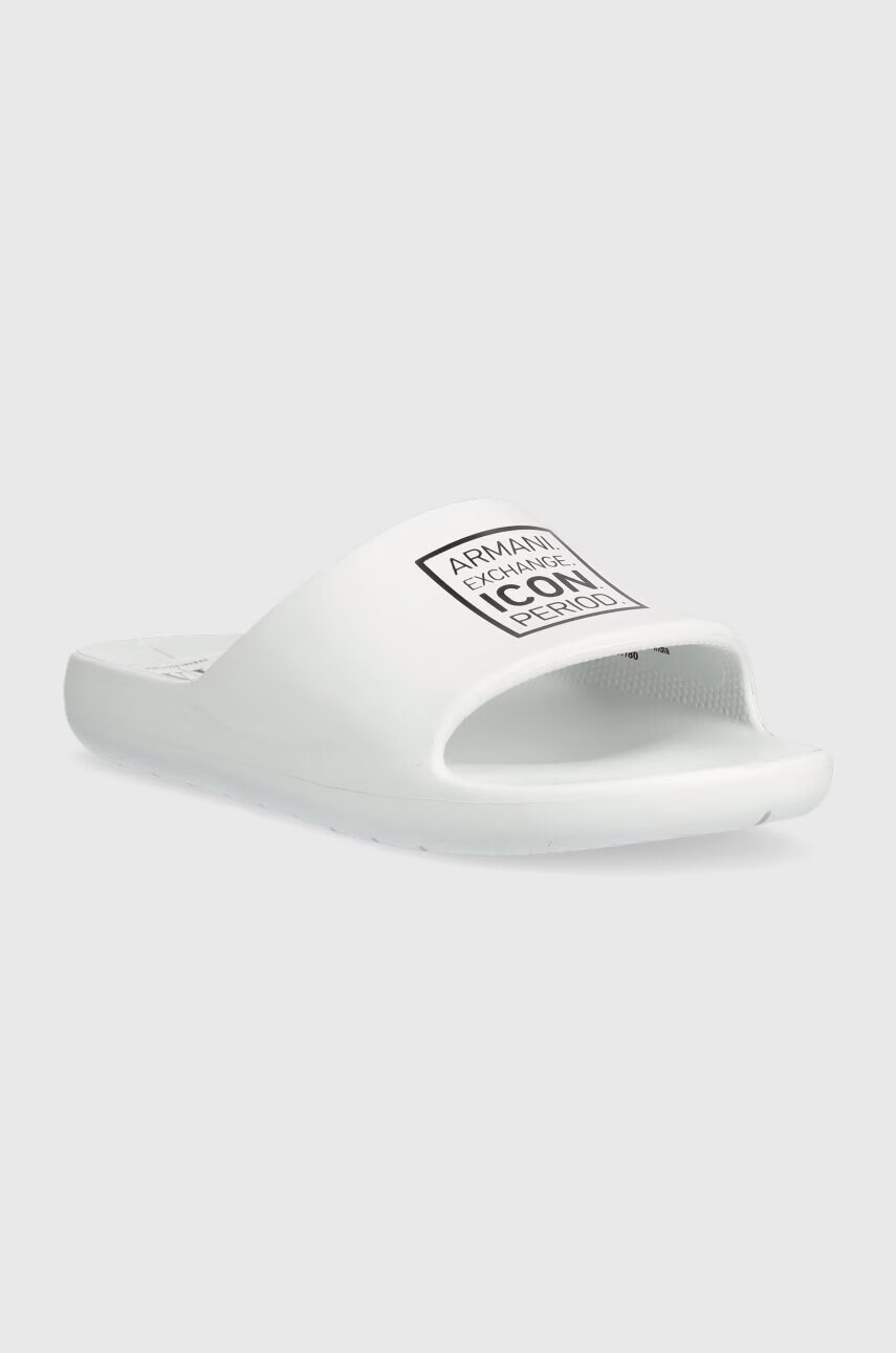 Armani Exchange Чехли в бяло XDP038.XV703.01015 - Pepit.bg