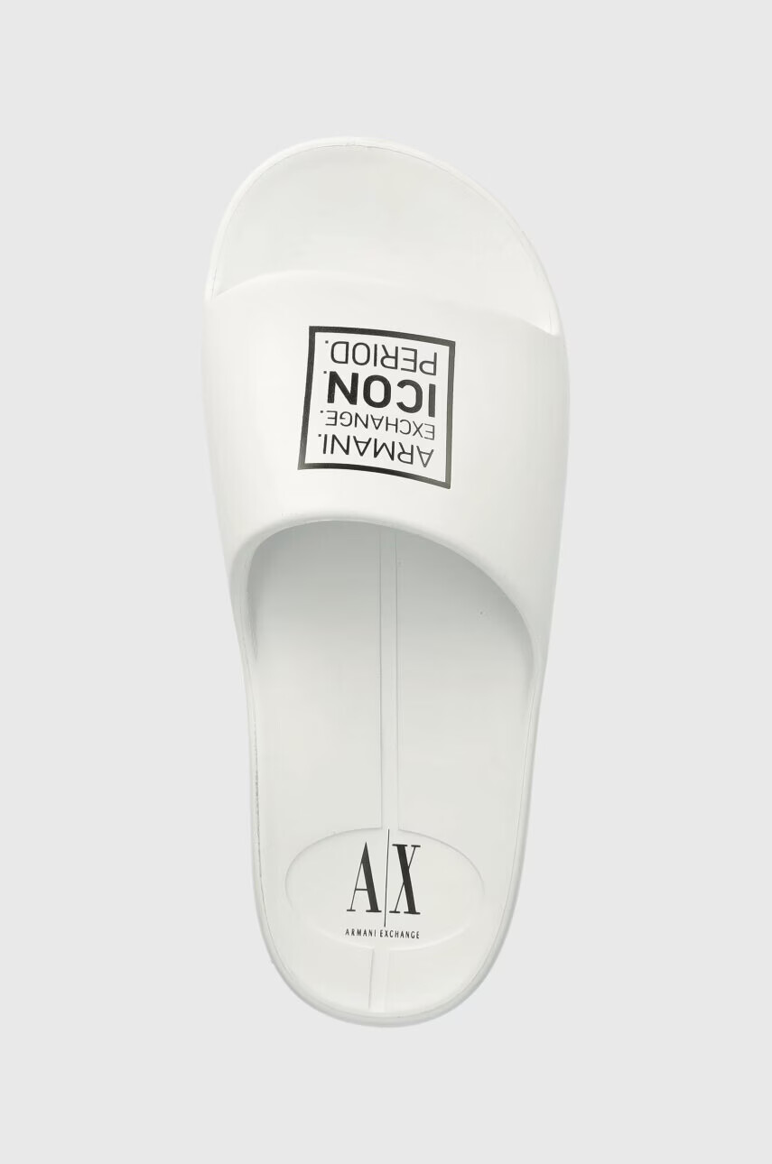 Armani Exchange Чехли в бяло XDP038.XV703.01015 - Pepit.bg
