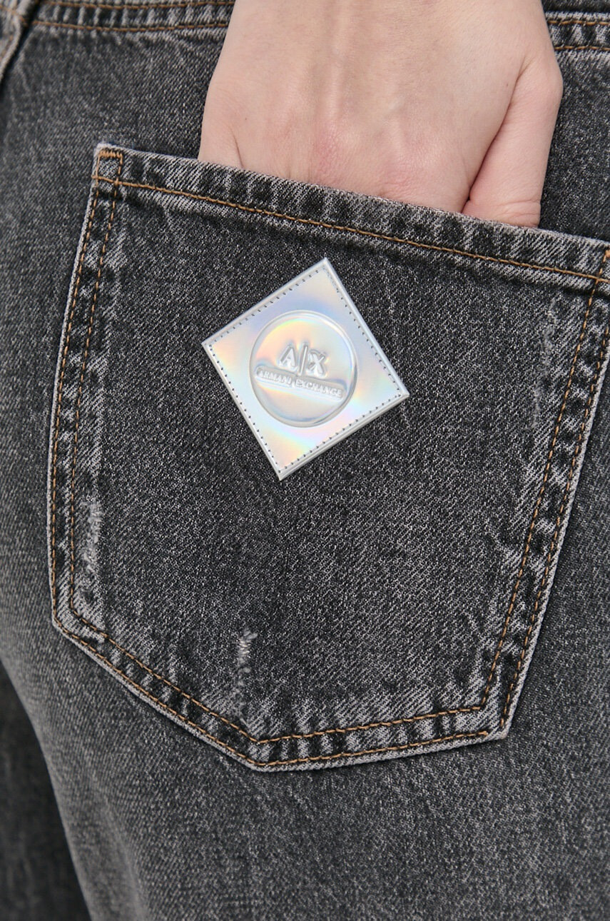 Armani Exchange Дънки в с висока талия - Pepit.bg
