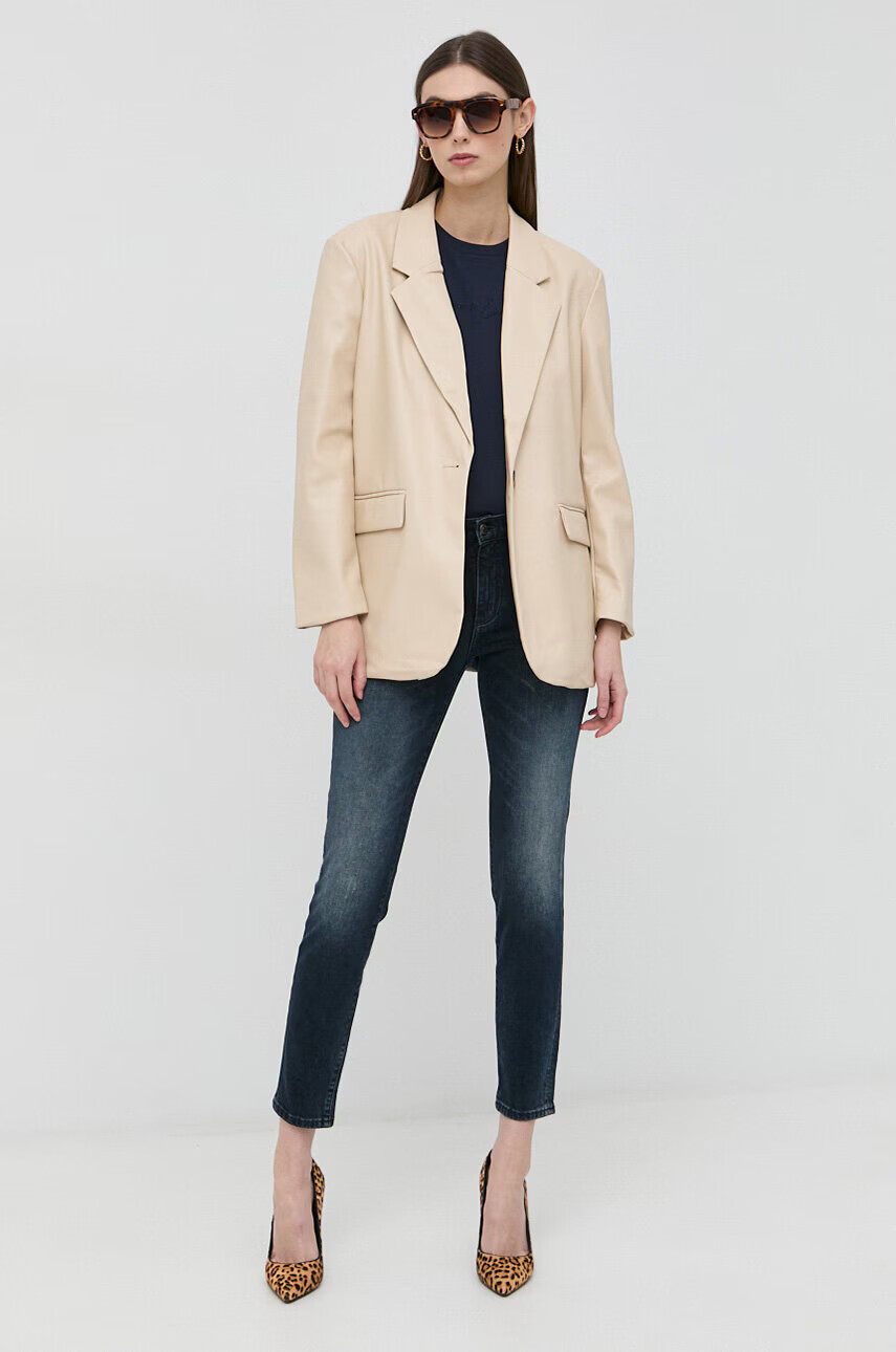 Armani Exchange Дънки в с висока талия - Pepit.bg
