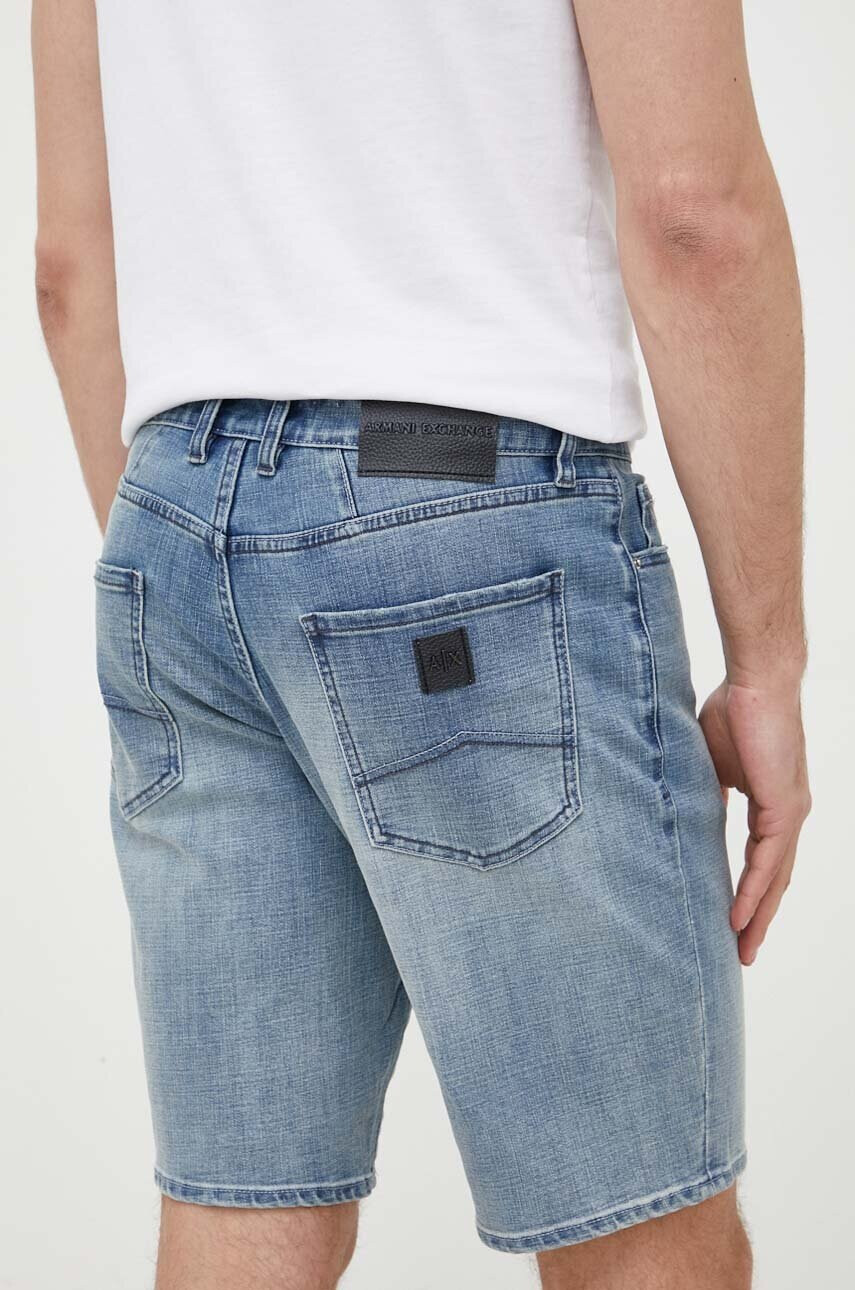 Armani Exchange Дънкови къси панталони в синьо - Pepit.bg