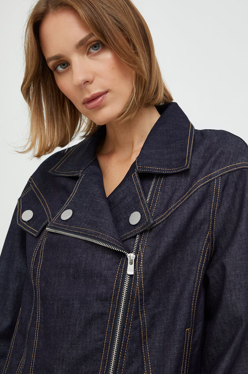Armani Exchange Дънково яке в тъмносиньо с преходна изолация - Pepit.bg
