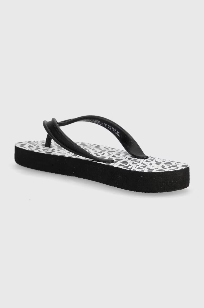 Armani Exchange Джапанки в черно с равна подметка XDQ010.XV700.S526 - Pepit.bg