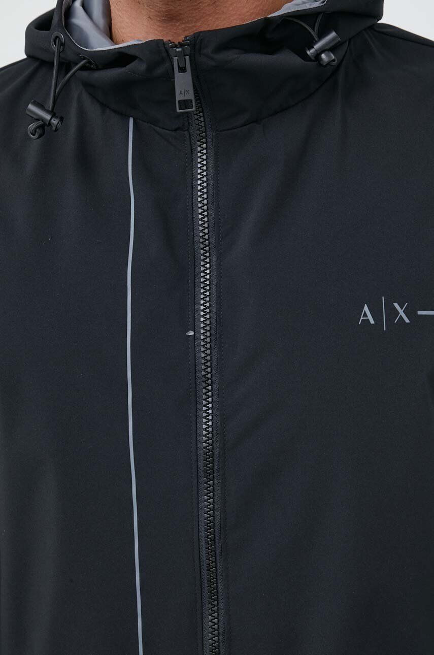 Armani Exchange Яке в черно с преходна изолация - Pepit.bg