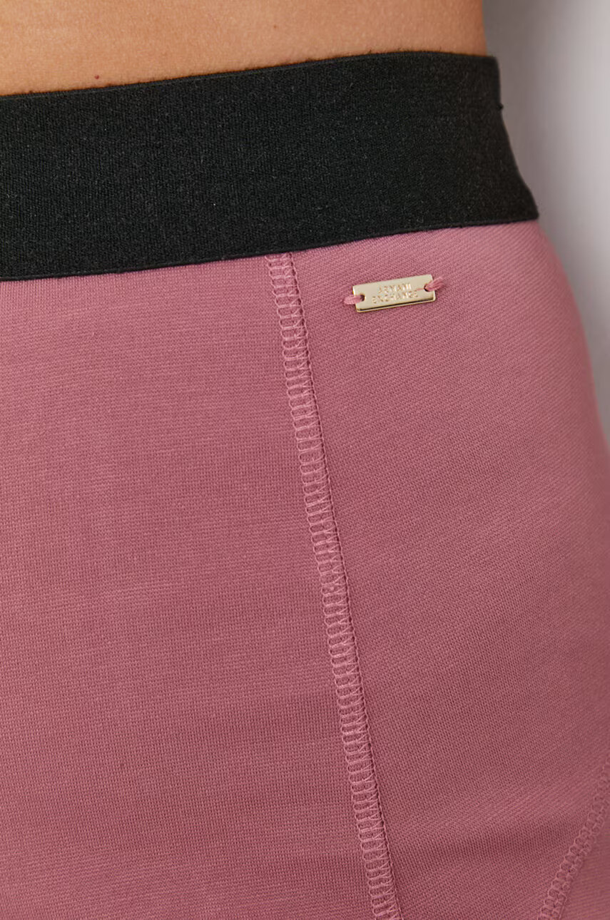 Armani Exchange Клин в черно с апликация - Pepit.bg