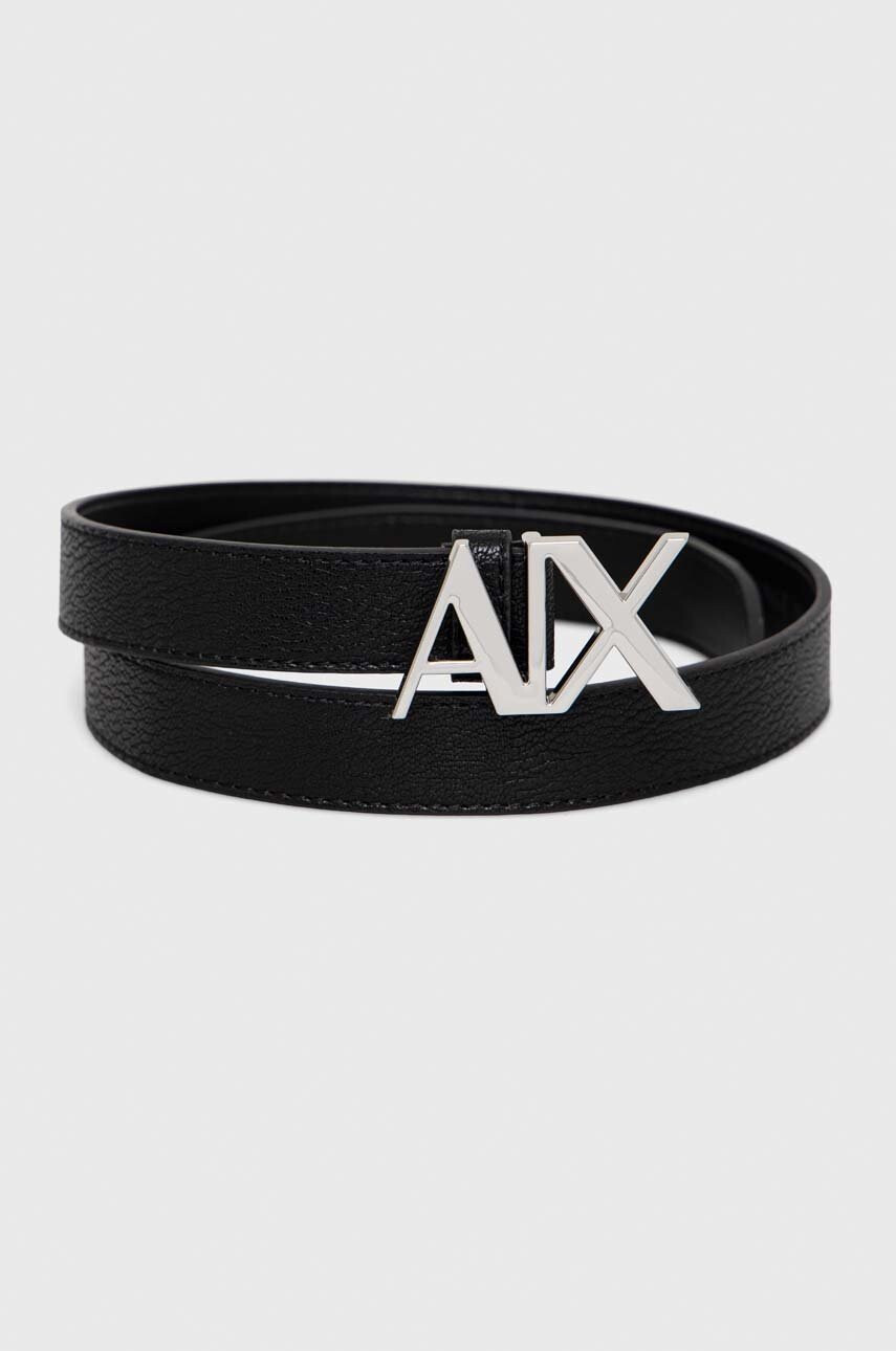 Armani Exchange Колан дамски в черно - Pepit.bg