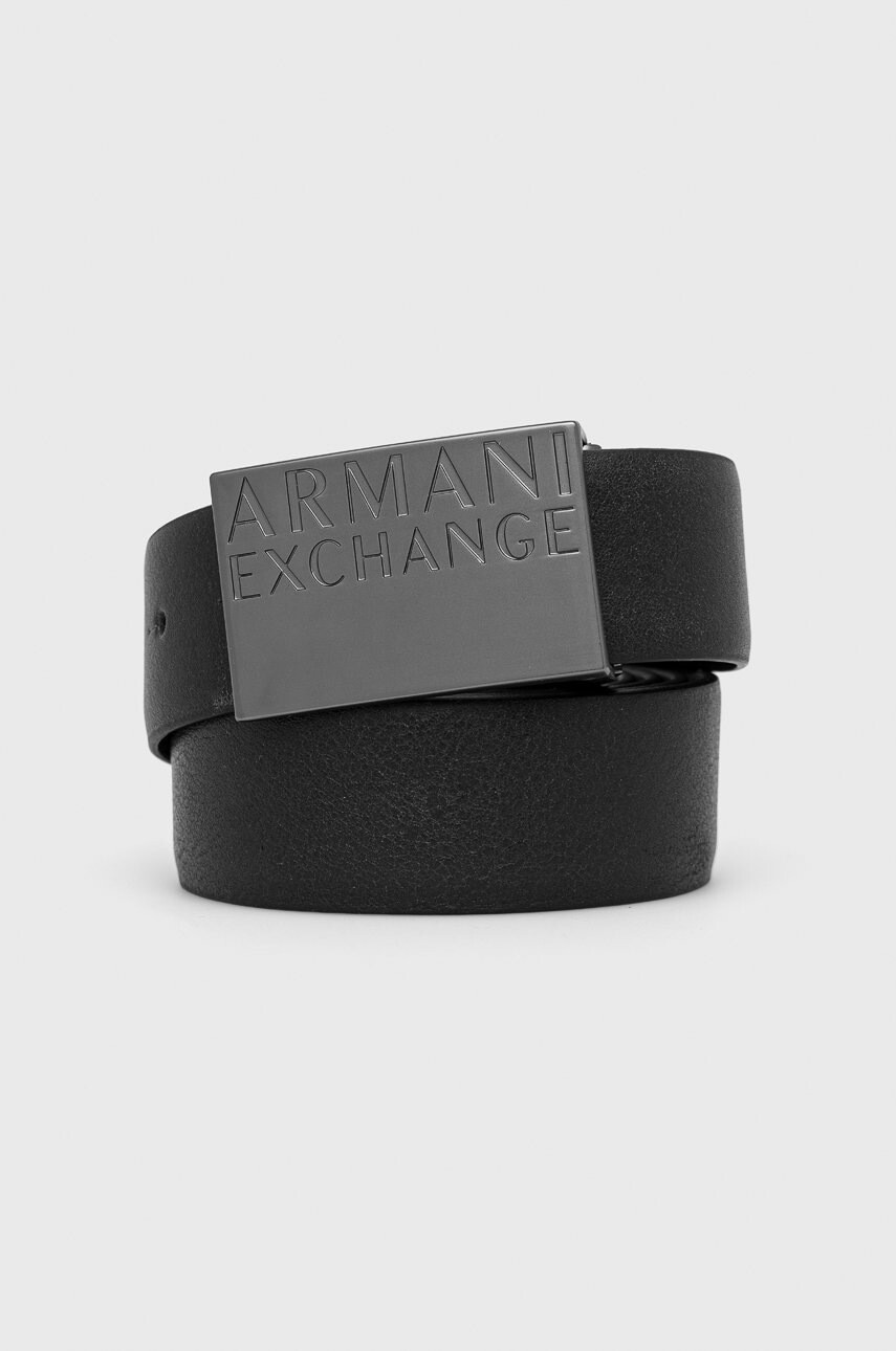 Armani Exchange Кожен колан с две лица - Pepit.bg
