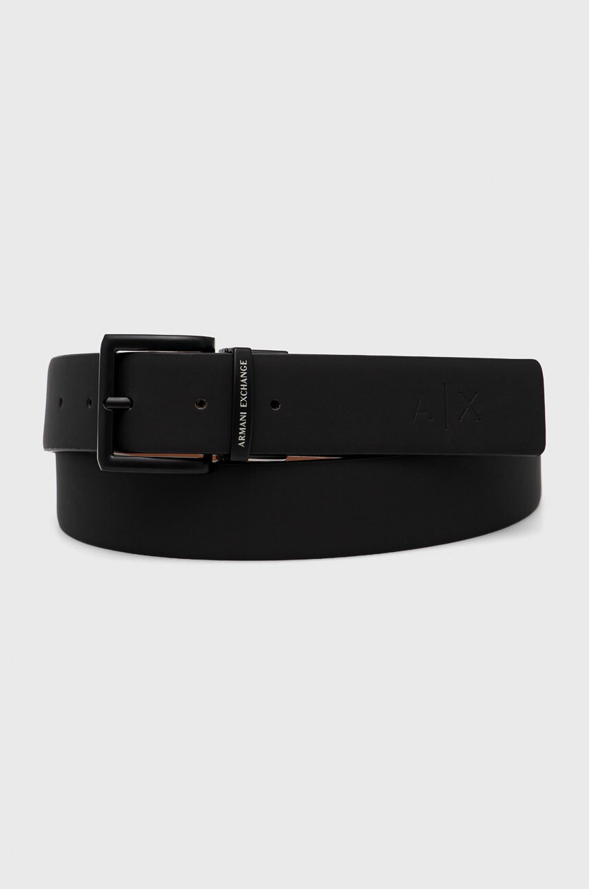 Armani Exchange Кожен колан с две лица - Pepit.bg