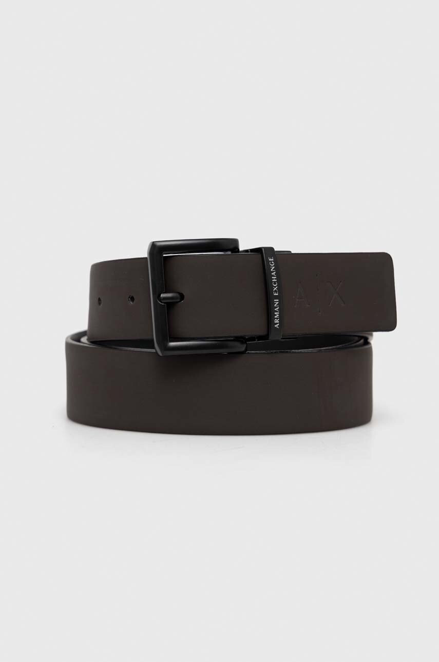 Armani Exchange Кожен колан с две лица - Pepit.bg