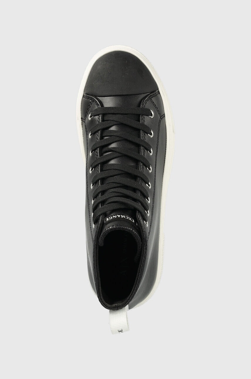 Armani Exchange Кожени кецове в черно XDZ021 XV571 N642 - Pepit.bg