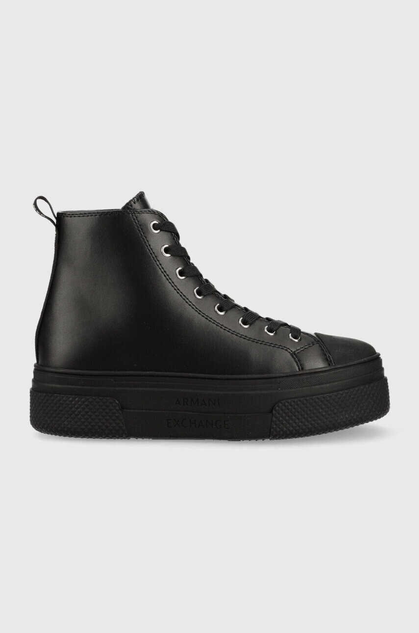 Armani Exchange Кожени кецове - Pepit.bg