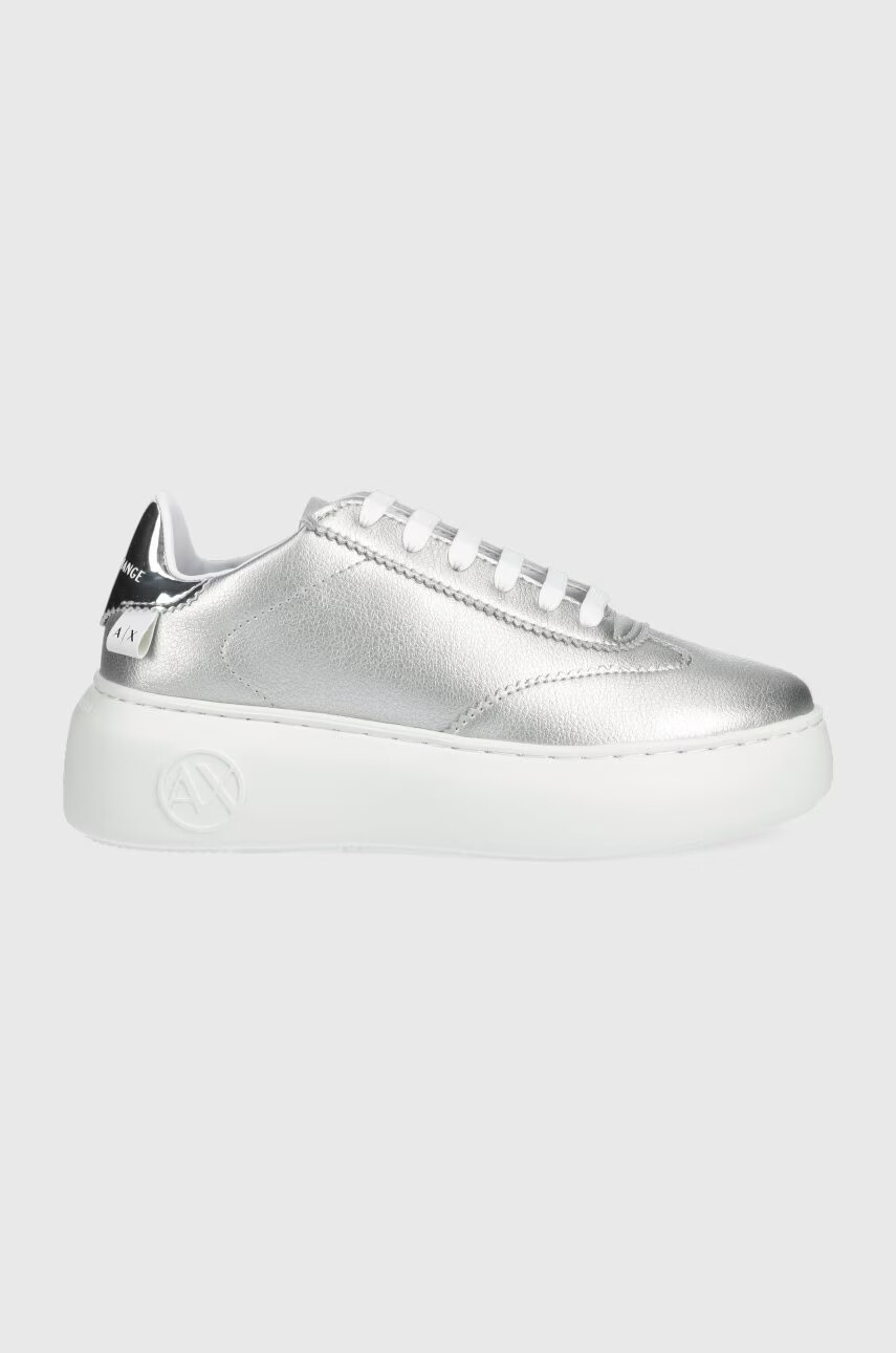 Armani Exchange Кожени маратонки в черно XDX104 XV580 S038 - Pepit.bg