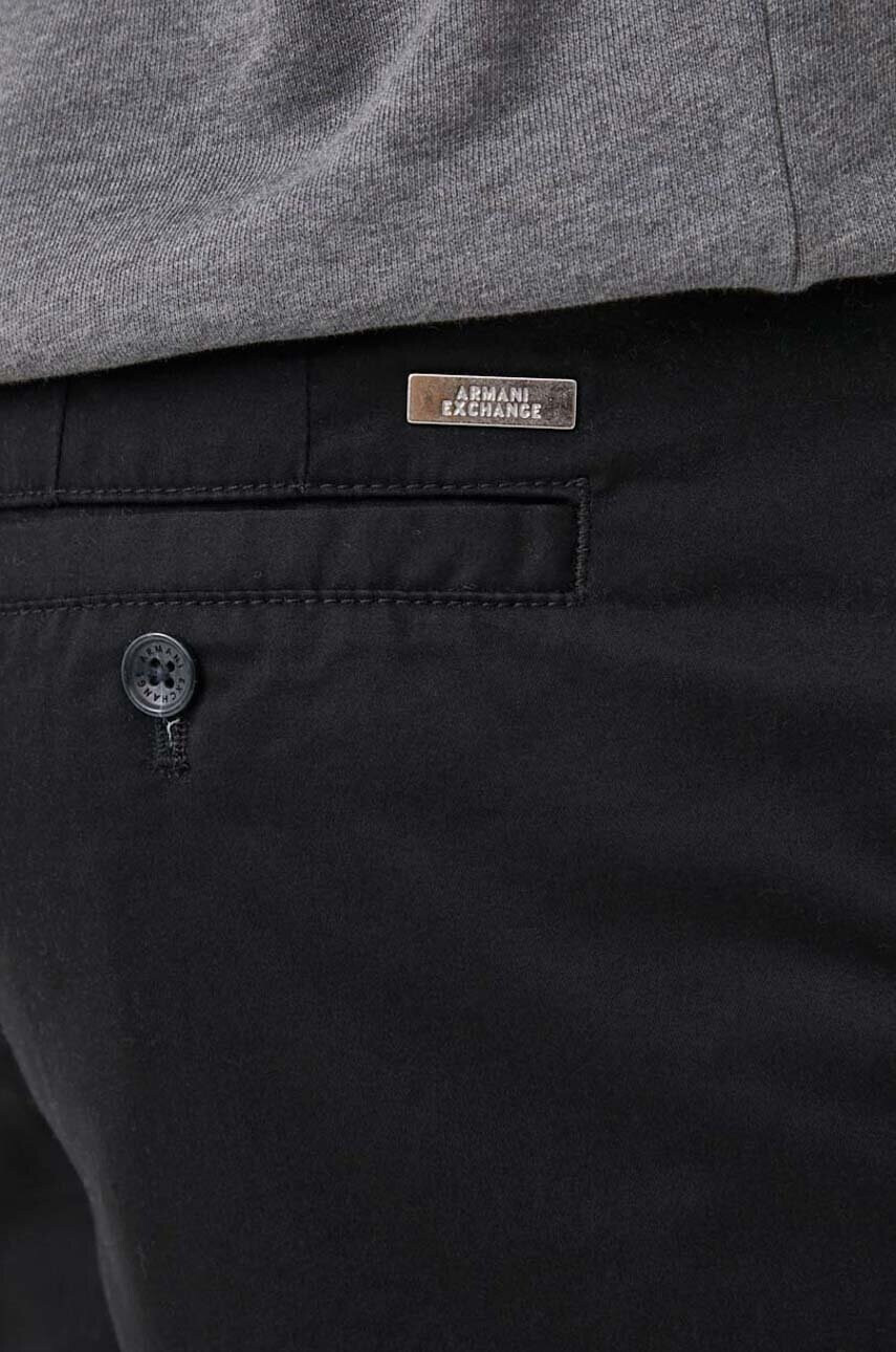Armani Exchange Къс панталон в черно - Pepit.bg