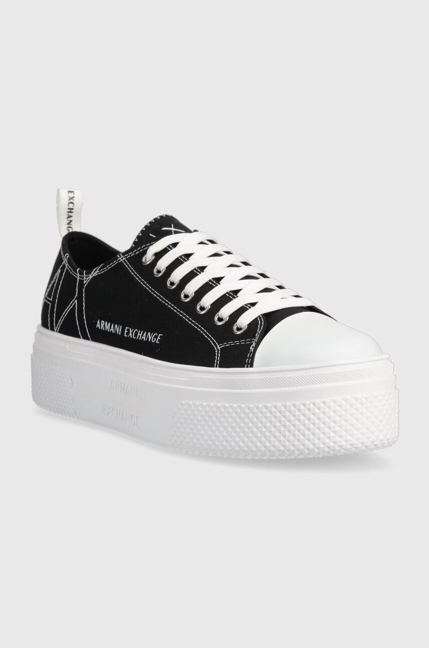 Armani Exchange Ниски кецове в черно XDX115.XV695.S526 - Pepit.bg