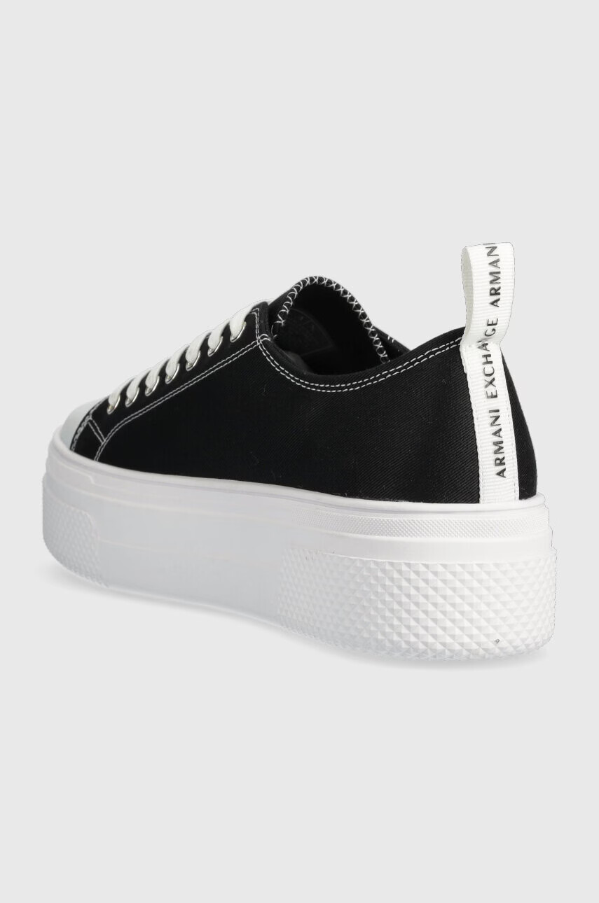 Armani Exchange Ниски кецове в черно XDX115.XV695.S526 - Pepit.bg