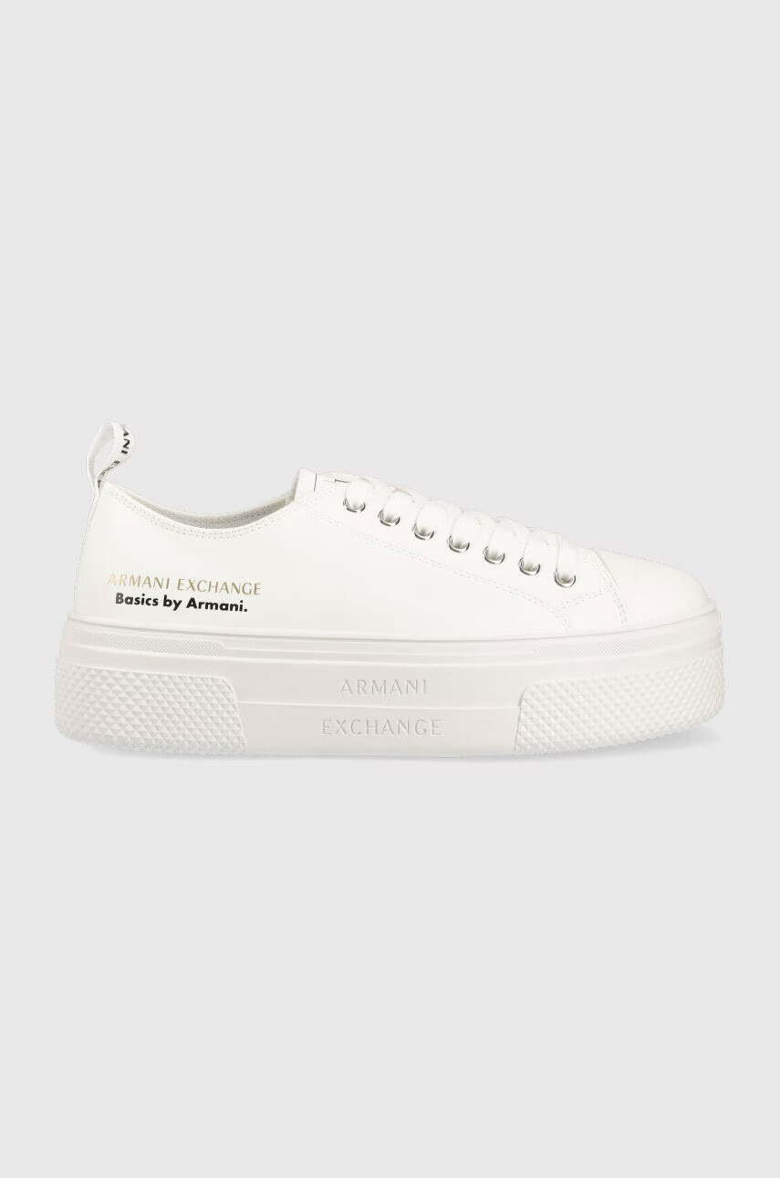 Armani Exchange Ниски кецове в бяло XDX131.XV694.00894 - Pepit.bg