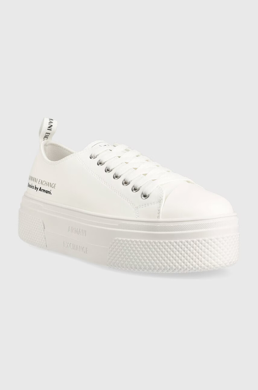Armani Exchange Ниски кецове в бяло XDX131.XV694.00894 - Pepit.bg