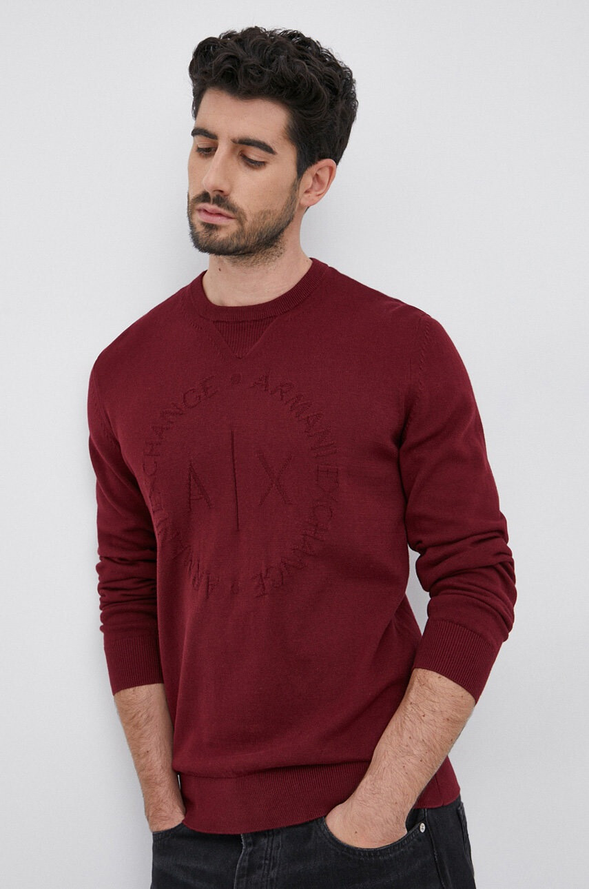 Armani Exchange Памучен пуловер - Pepit.bg