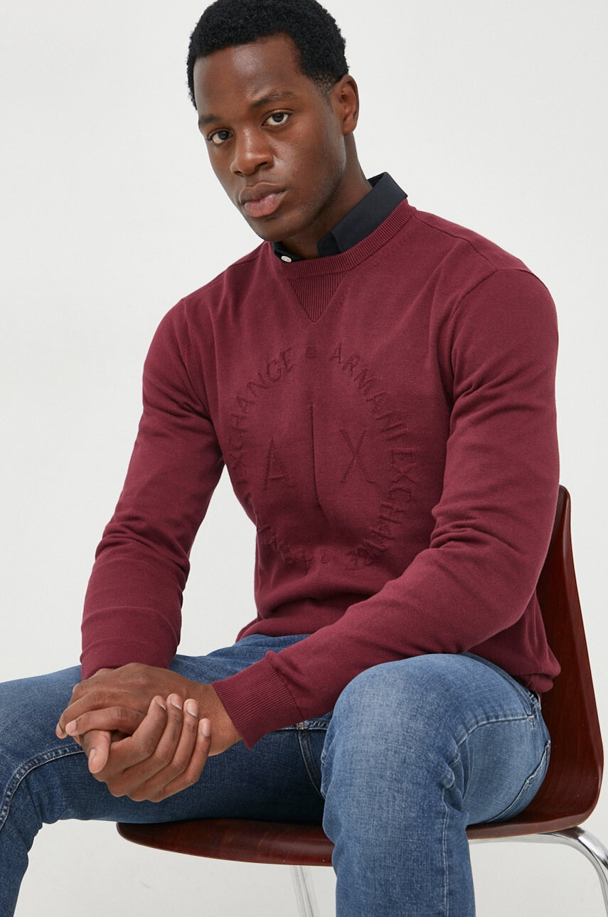 Armani Exchange Памучен пуловер - Pepit.bg