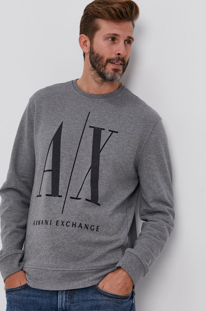 Armani Exchange Памучен суичър - Pepit.bg