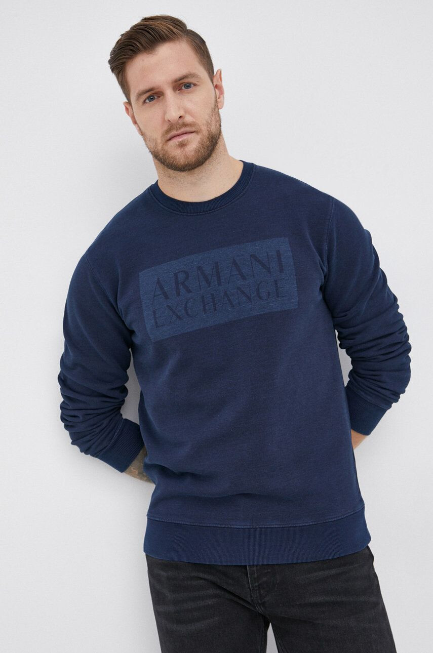 Armani Exchange Памучен суичър - Pepit.bg