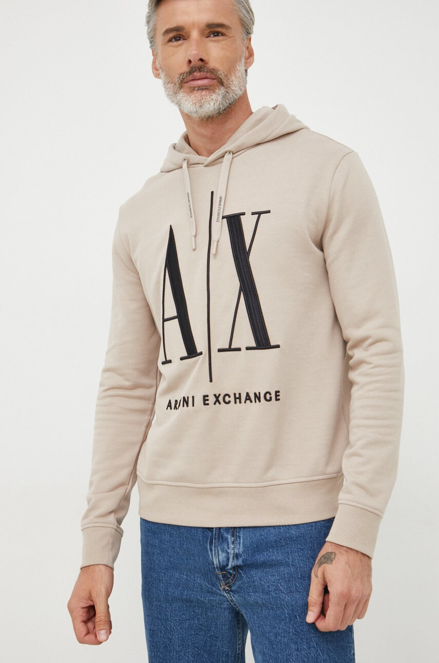 Armani Exchange Памучен суичър - Pepit.bg