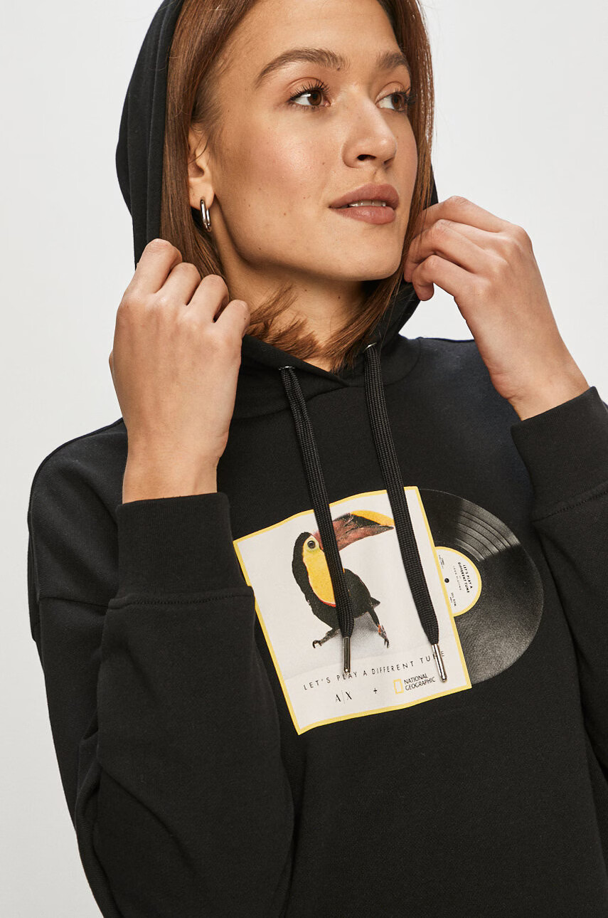 Armani Exchange Памучен суичър x National Geographic - Pepit.bg
