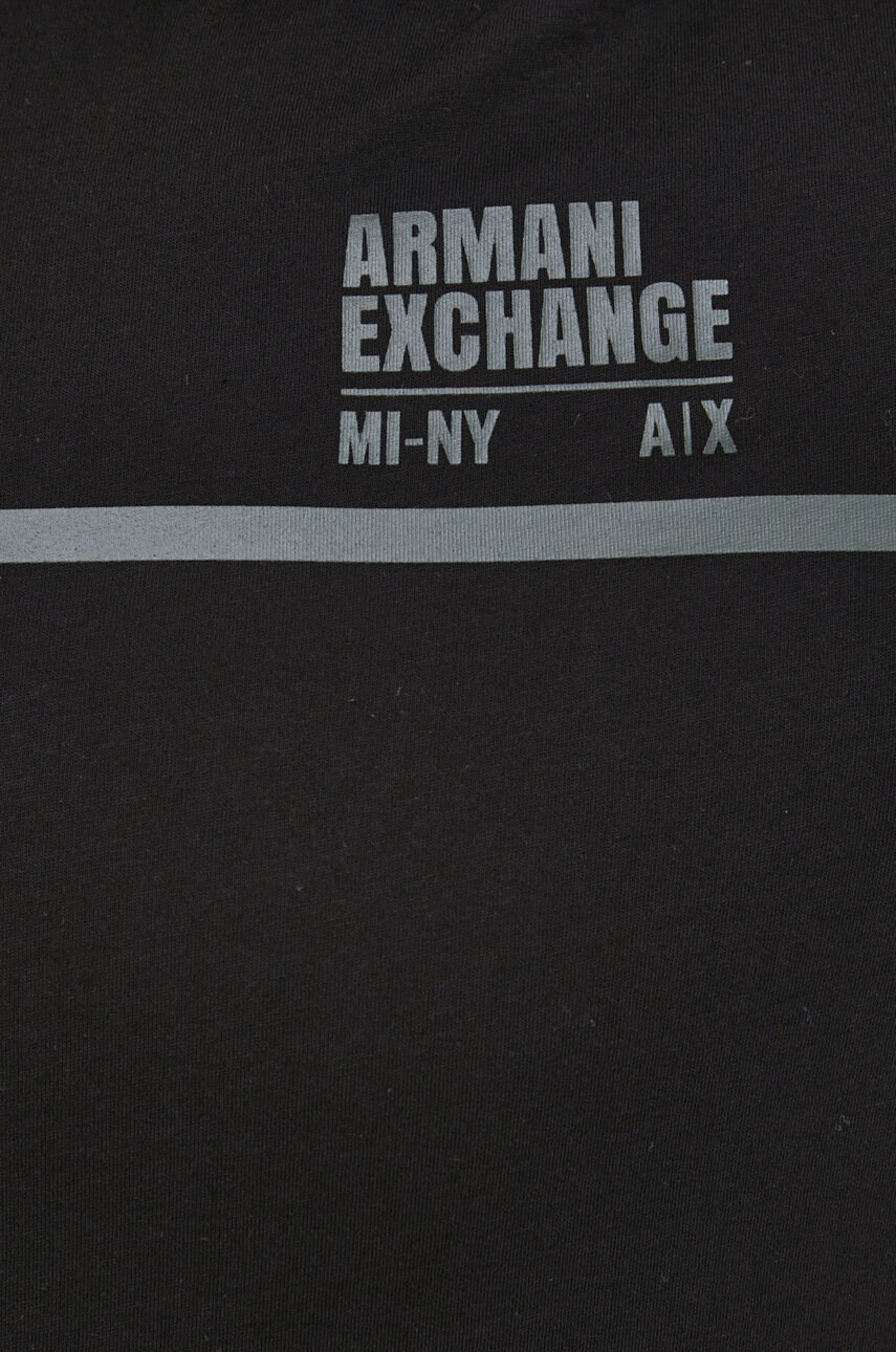 Armani Exchange Памучна блуза с дълги ръкави - Pepit.bg