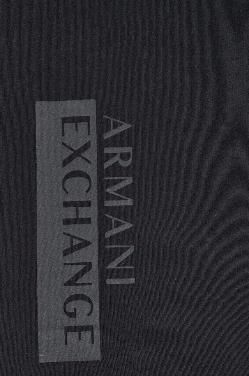 Armani Exchange Памучна блуза с дълги ръкави - Pepit.bg