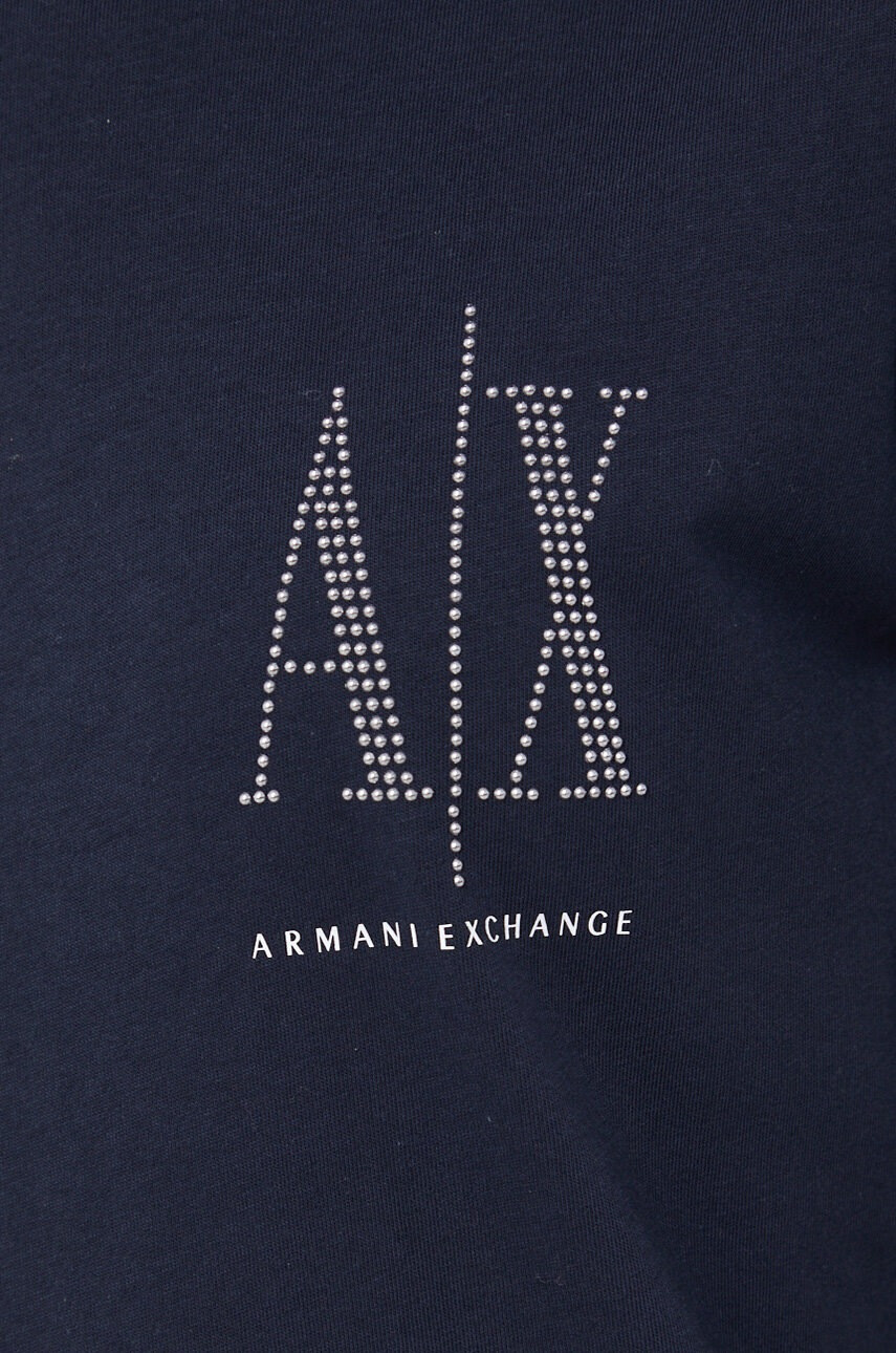 Armani Exchange Памучна рокля - Pepit.bg