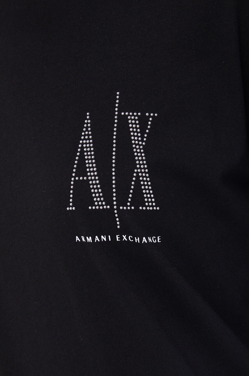 Armani Exchange Памучна рокля - Pepit.bg