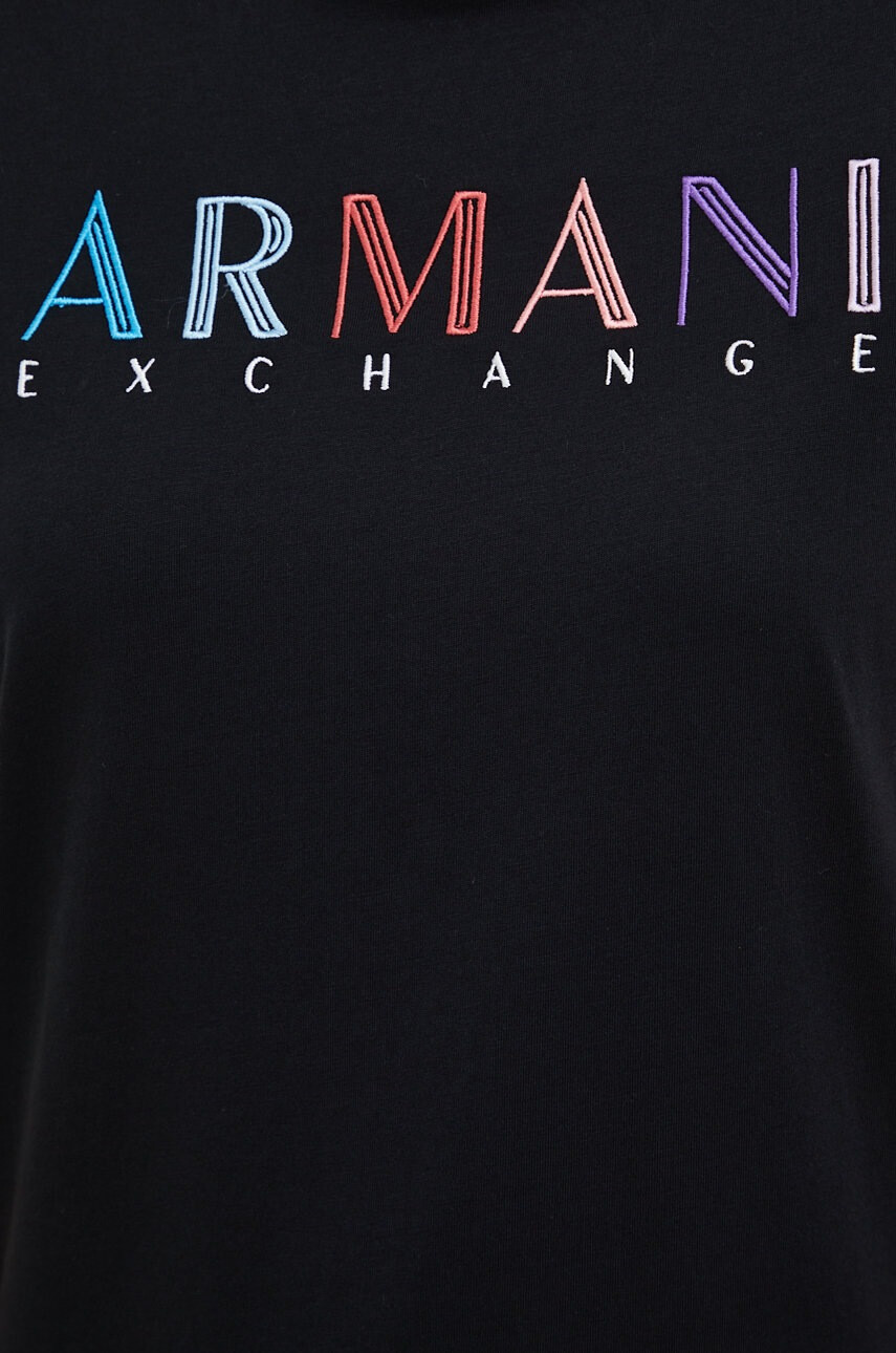 Armani Exchange Памучна рокля - Pepit.bg