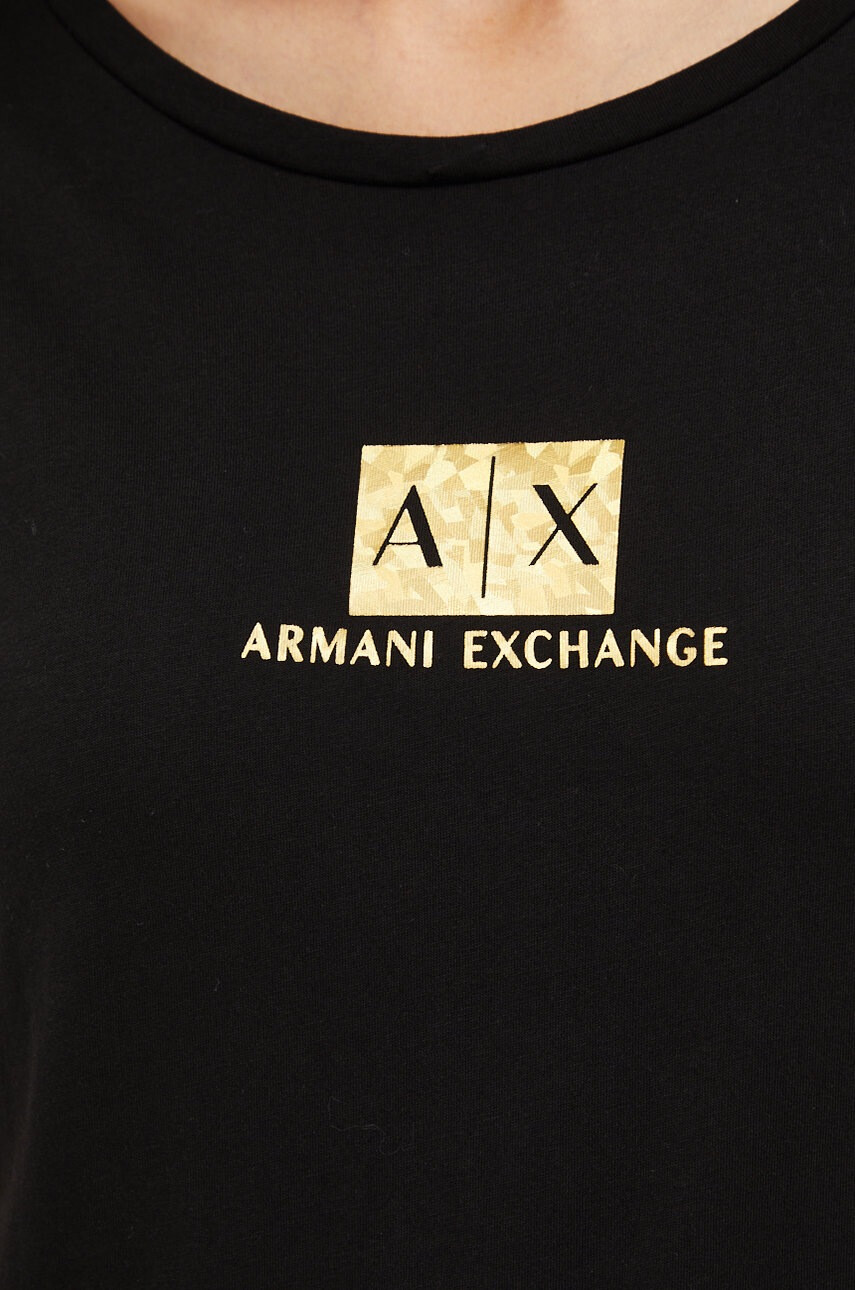 Armani Exchange Памучна рокля - Pepit.bg