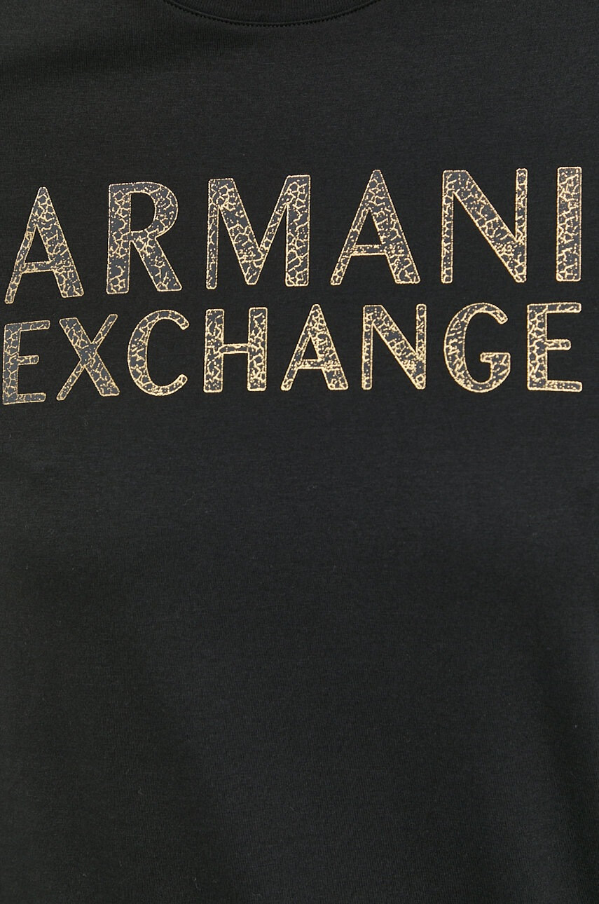 Armani Exchange Памучна рокля - Pepit.bg