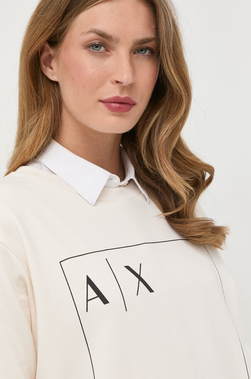 Armani Exchange Памучна рокля - Pepit.bg
