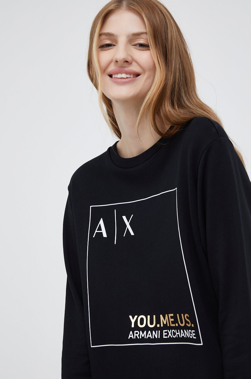 Armani Exchange Памучна рокля - Pepit.bg