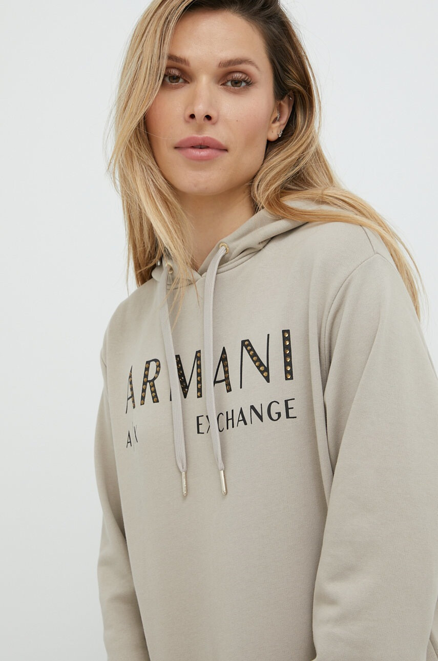 Armani Exchange Памучна рокля - Pepit.bg