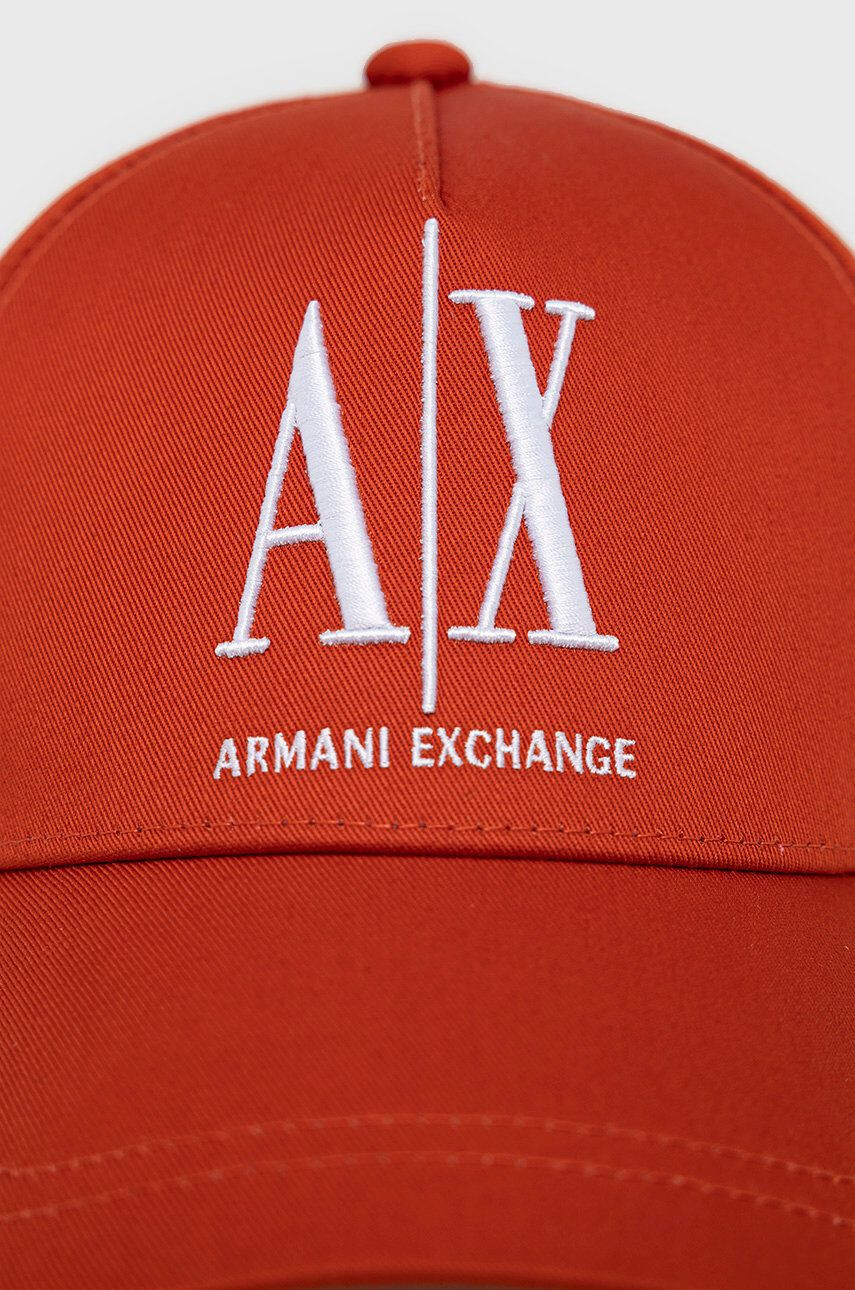 Armani Exchange Памучна шапка - Pepit.bg