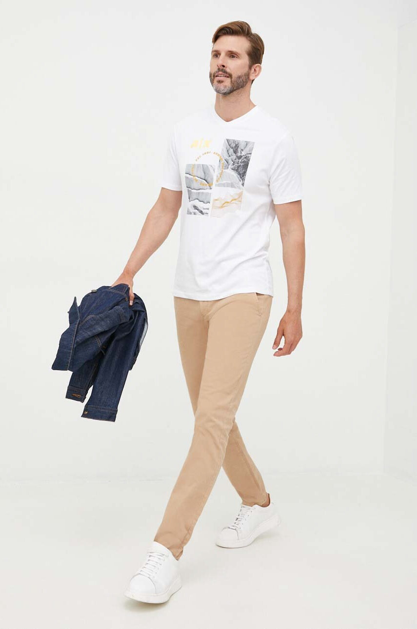 Armani Exchange Памучна тениска - Pepit.bg