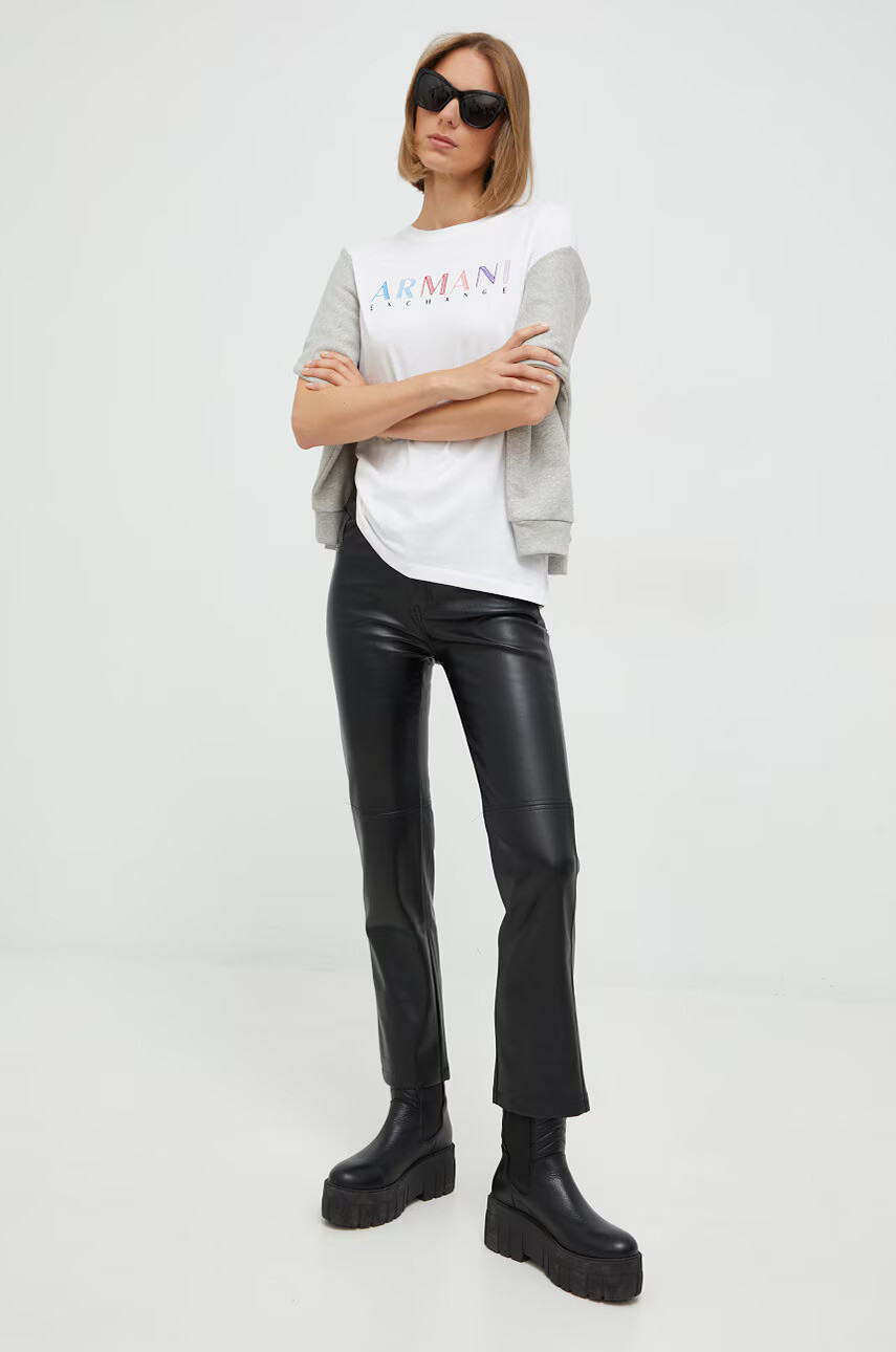 Armani Exchange Памучна тениска - Pepit.bg