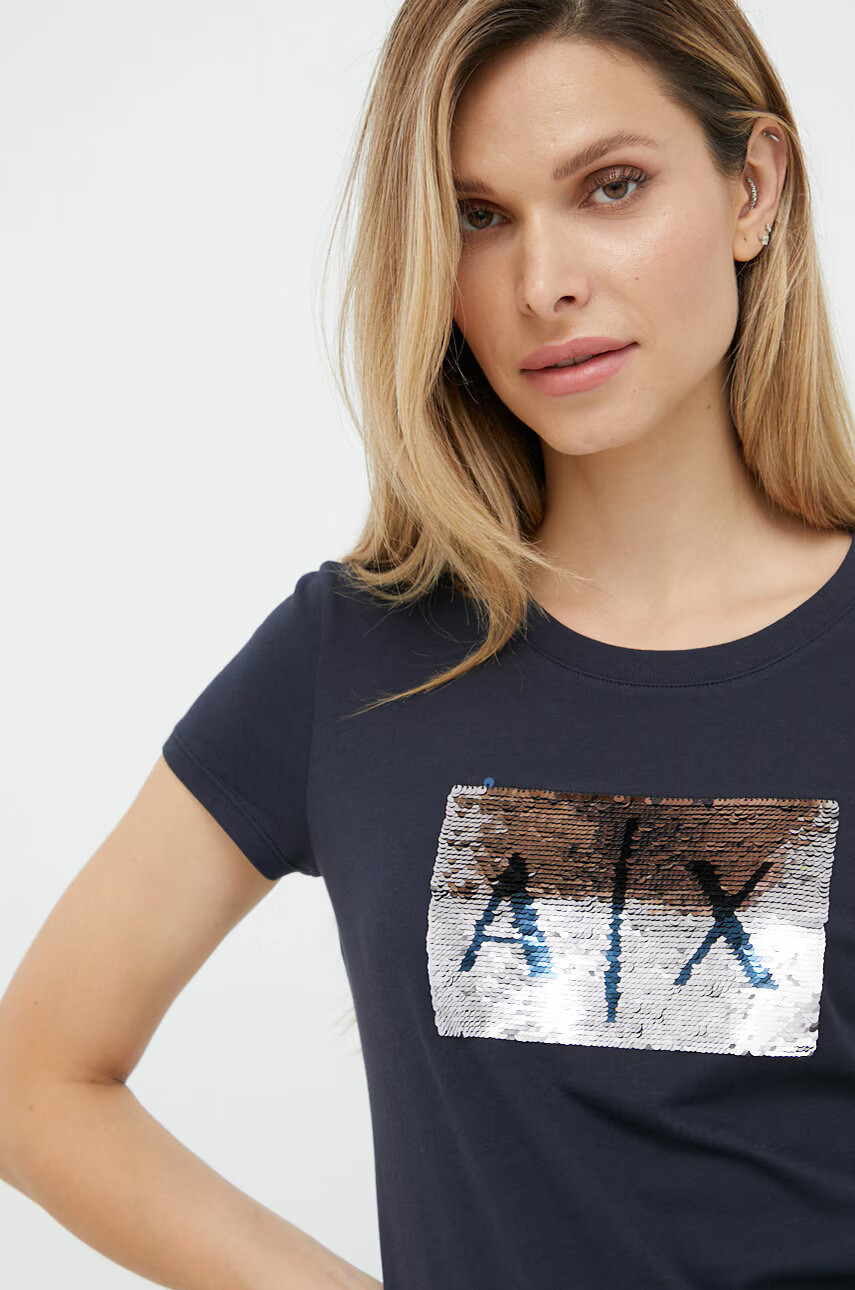 Armani Exchange Памучна тениска - Pepit.bg