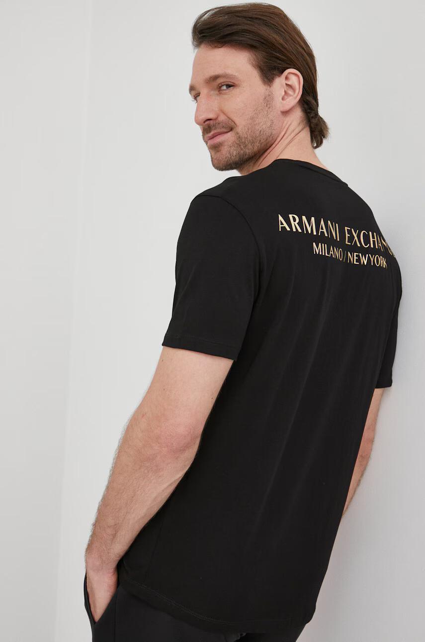 Armani Exchange Памучна тениска - Pepit.bg