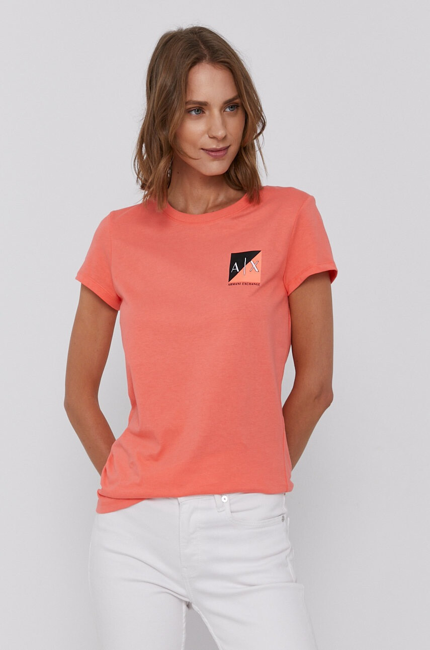 Armani Exchange Памучна тениска - Pepit.bg