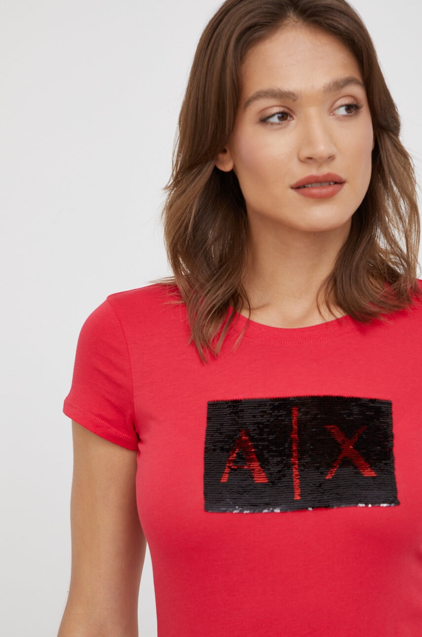 Armani Exchange Памучна тениска - Pepit.bg